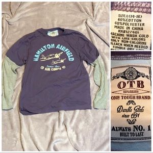 Boys 14-16 long sleeve tee